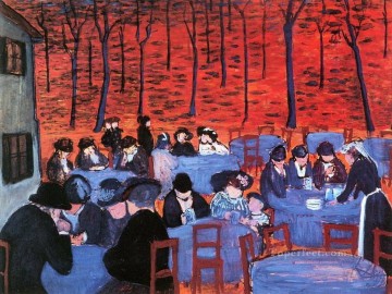 Artworks in 150 Subjects Painting - restaurant Marianne von Werefkin Expressionism
